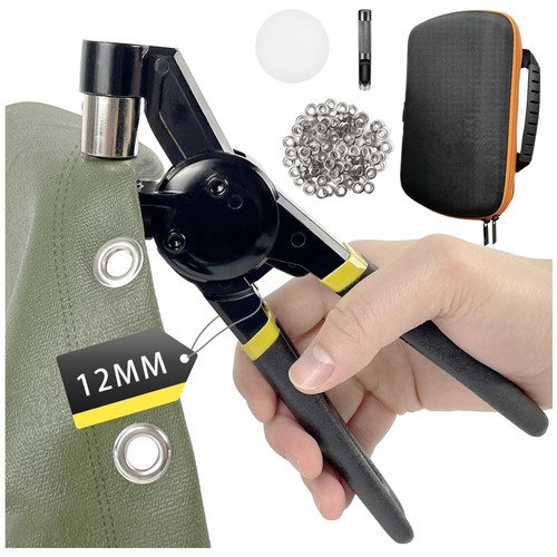 Metal eyelet kit - with, 1/2"