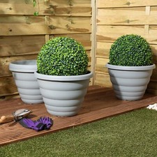 (Set of 3) Large 40cm Round
