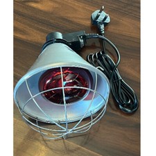 250W Infrared Heat Lamp with Bulb Poultry Dog Puppies Kittens Piglets Animals