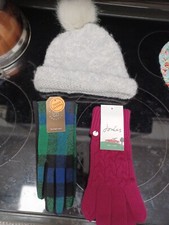 Joules Knit Gloves, Janice