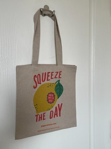 Paperchase lemon book tote - paperchase,