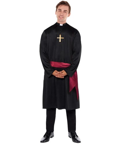 Mens priest costume - mens, adults