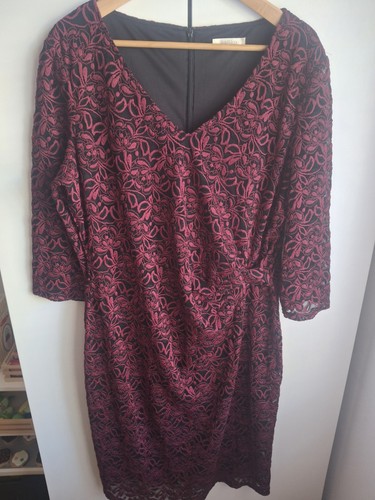 Kaliko burgundy lace - dress, uk