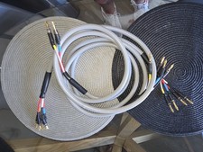 Speaker Cables, Canare 906, Hi end,  Bi Wired And Terminated  New.