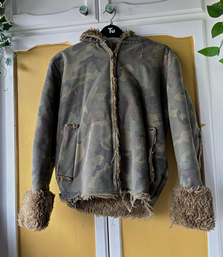 Vintage women camo hooded - women’s,