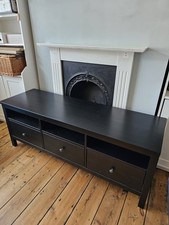 IKEA Hemnes TV Bench, Black-Brown, 148X47X57CM, Fully Assembled