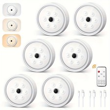 Wireless 1/3/6Pcs LED Under