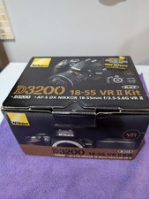 NIKON D3200 Camera  AF-S NIKKOR 18-55 VR + Sigma 70-300mm Lens + Carry Case