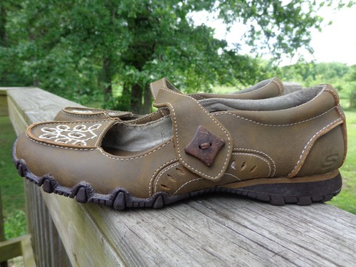 Skechers shape ups tan leather - skechers,