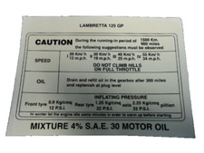 Lambretta Running in Water