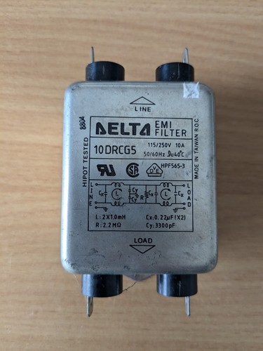 Delta 10drcg5 emi filter - emi, 8804