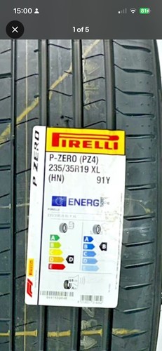 235 91y pirelli p - 235, zero