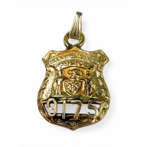 Vintage nypd badge pendant - nypd,