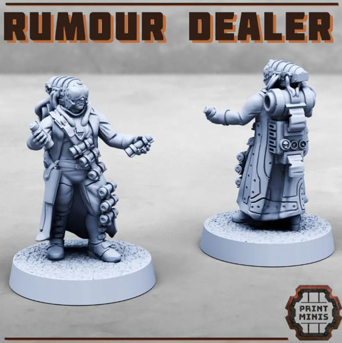28mm rumour dealer heroic - rumour, (heroic