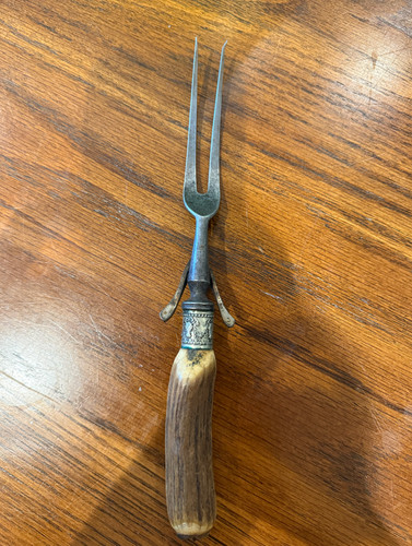 Antique stag horn meat - antique,