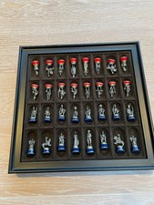 The Battle of Waterloo Chess & Draughts Set by Franklin mint