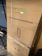 Matte Black Bifold Shower