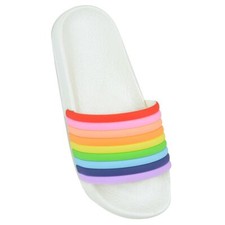 Kids Sliders Childrens Boys Girls Summer Pool Beach Slip On Flip Flop Sandals