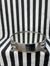 Antique vintage WEDDING CAKE STAND silver plate & mirrored