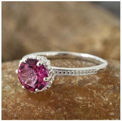 50ct pink topaz - topaz, 925