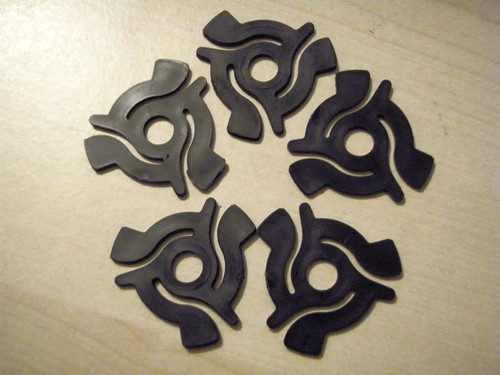 Black rpm record adapters - rpm,