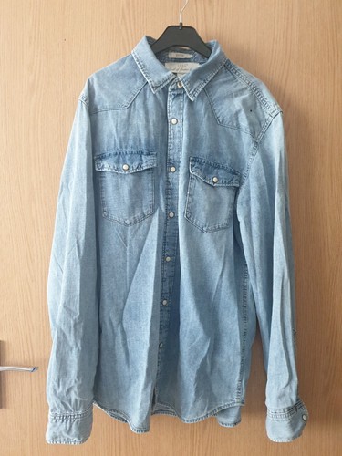 Man fitted denim shirt - &,