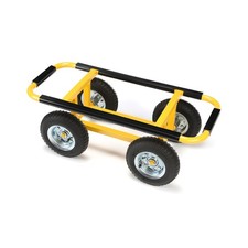 Yellow Metal Trolley With