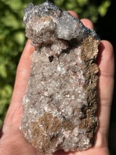 Smokey quartz calcite - smokey, on
