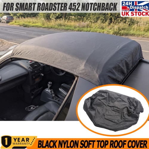 Black nylon soft top - nylon,