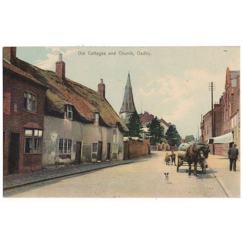 Oadby old cottages - cottages, and