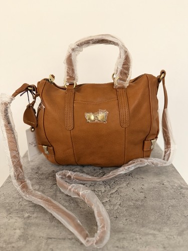 Nica cassie tan - faux, leather