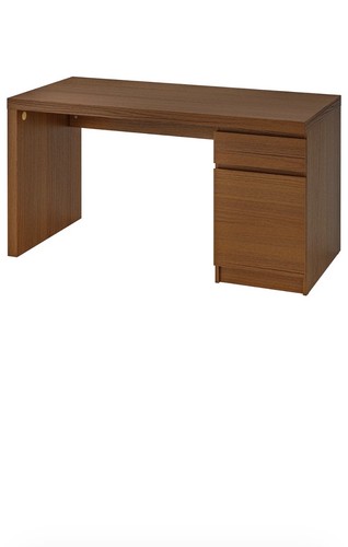 Malm desk ikea brown - malm,