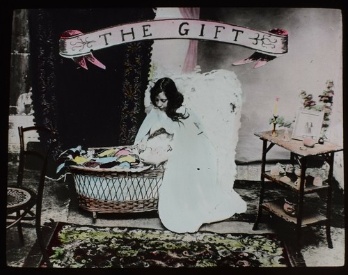 Magic lantern slide - magic,