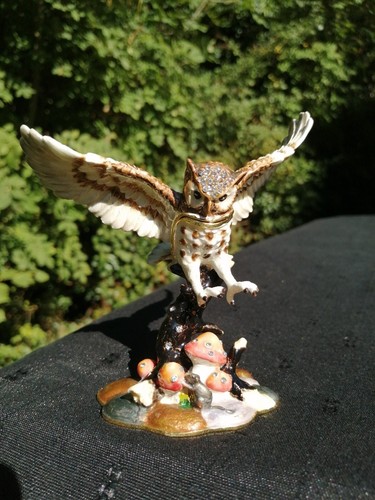 Owl ornament cloisonné - -,