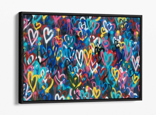 Banksy love wall - love, effect