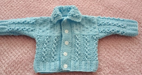 New hand knitted cardigan - cardigan, for