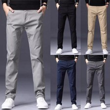 New Mens Chino Trousers