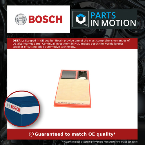 Air filter fits seat - seat, 1.4