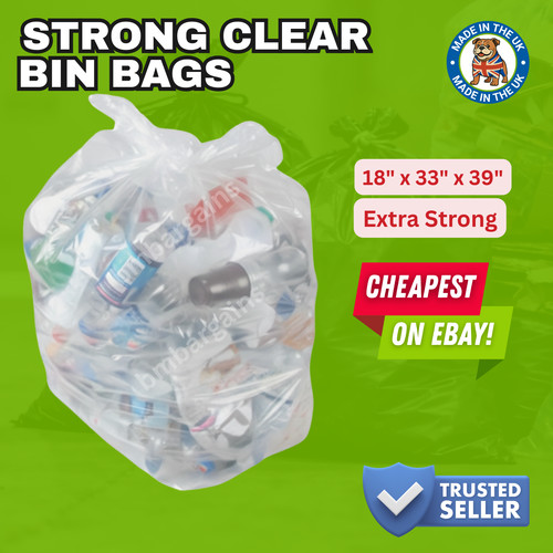 100x clear refuse - clear, sacks