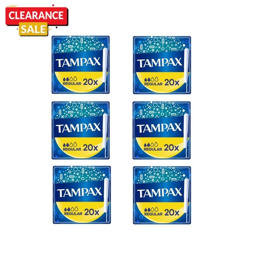 120 tampax regular tampons - tampax,