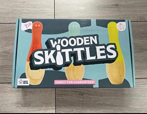 Tp120 wooden skittles game - tp,