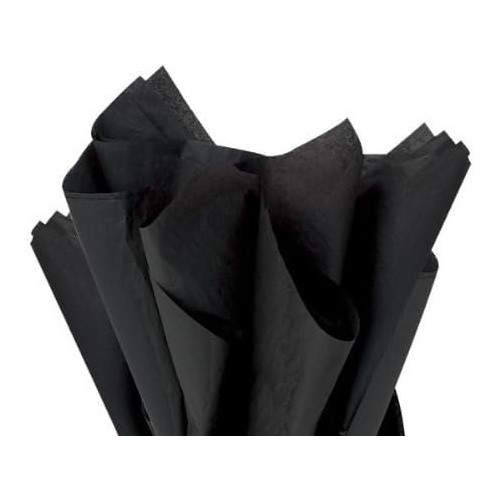 Tissue paper black - black, luxury