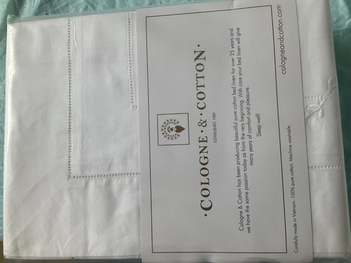 Hand embroidered white