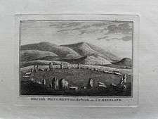 1784 Antique Print; Castlerigg