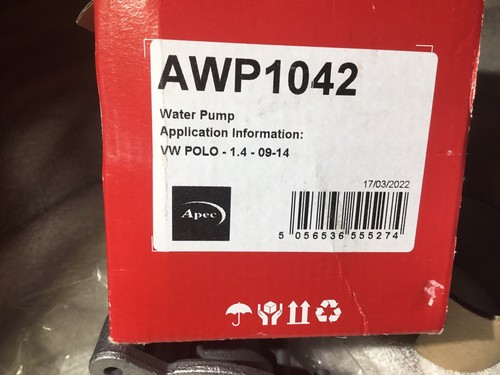 Water pump polo scirocco - pump,