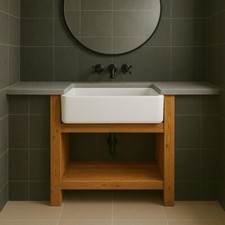 rustic butler sink wash stand