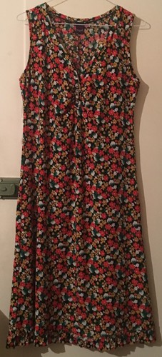 Vintage floral tunic dress