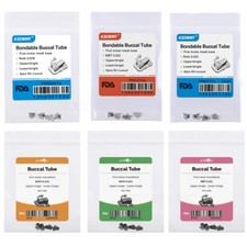 Dental Orthodontic Bondable Buccal Tubes 1St Roth/MBT 022 018 Non-Convertible