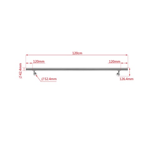 304 stainless steel handrail - 304,