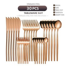 30X CUTLERY DINNER SET